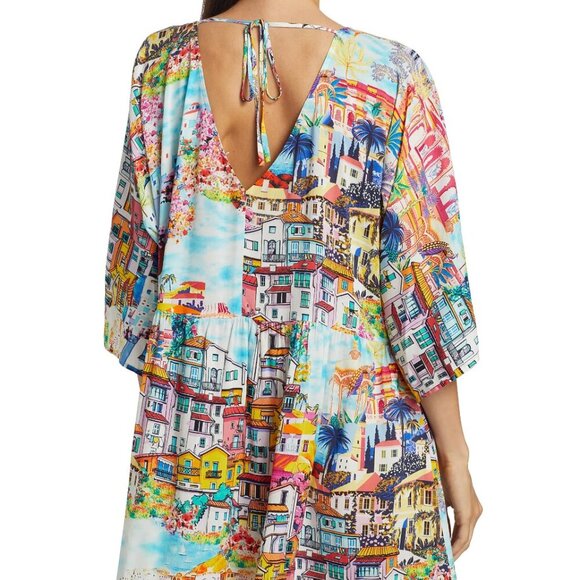 Johnny Was Cannes A Line Cover Up Dress Size Large - Picture 7 of 12